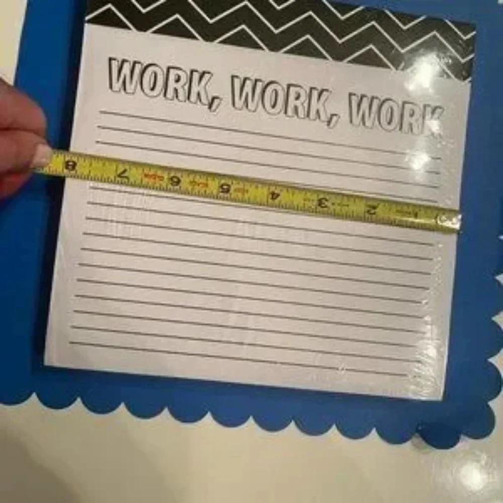 Note Pad - Memo Block - Work! Work! Work! (250 sheets - new )‎